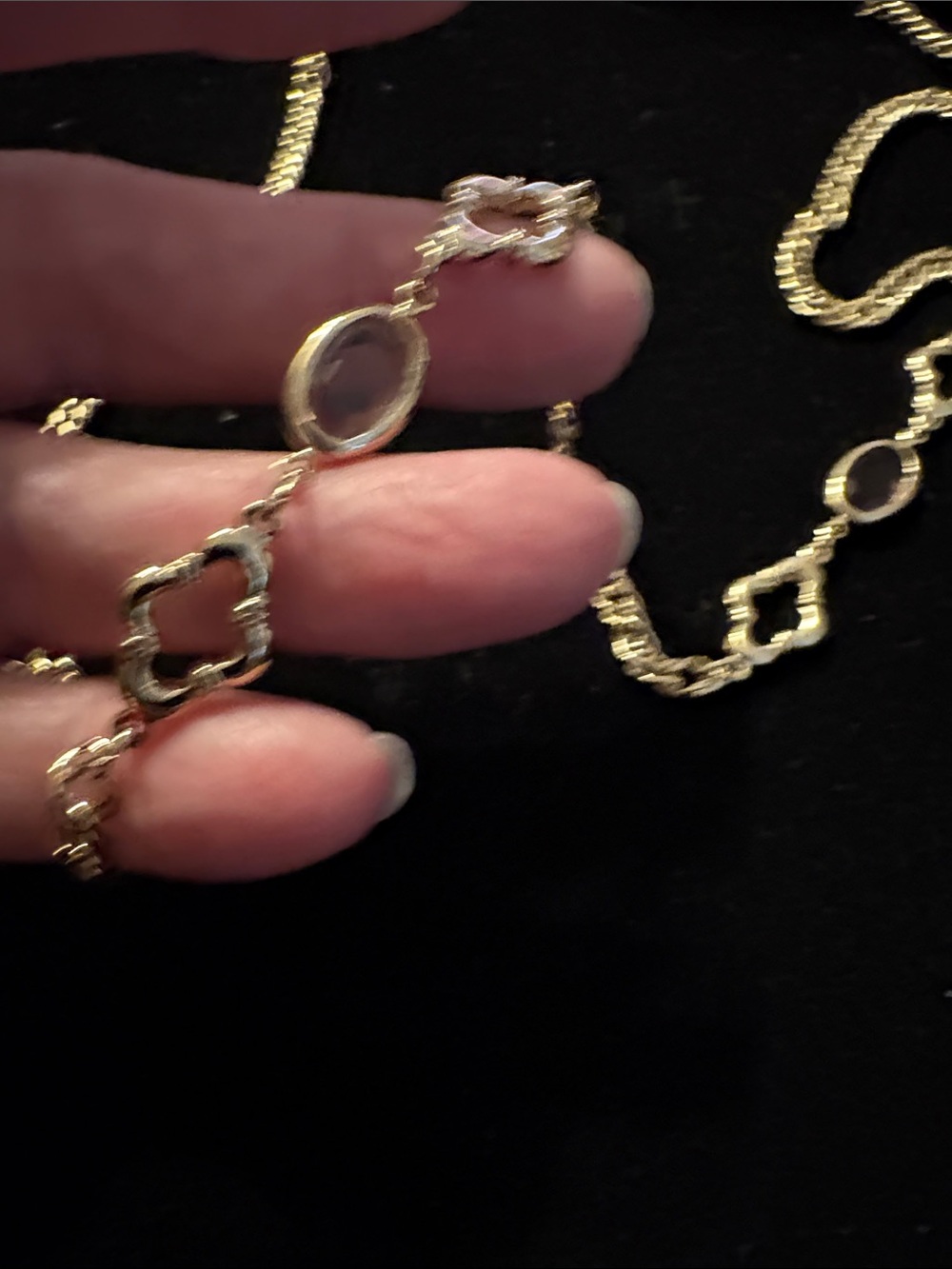 Avon Gold-Tone Decorative Link Necklace